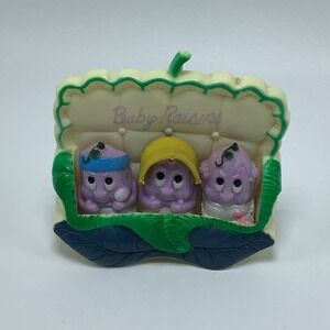 Vtg 80s Giftco Memo Buddies Baby Raisins Anthropomorphic Refrigerator Magnets